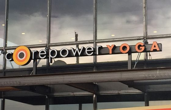 Core Power Face Lit Channel Letters