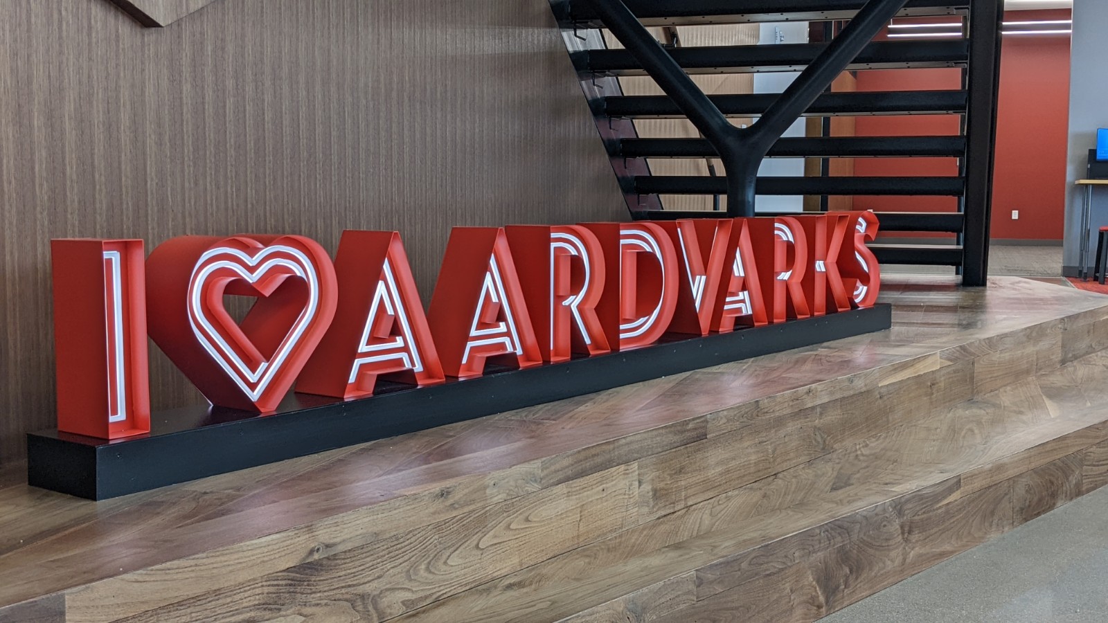 AIMS I love Aadvarks Sign