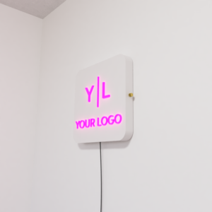 Sample of 18 inch home office sign that reads "Your Logo"