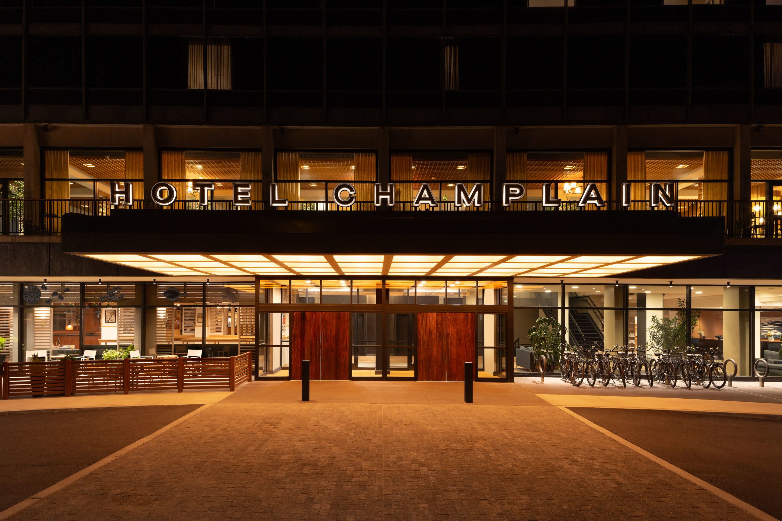 Exterior Night Shot 2 - Hotel Champlain